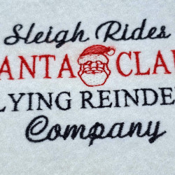 Santa Claus Flying Reindeer Company Quote