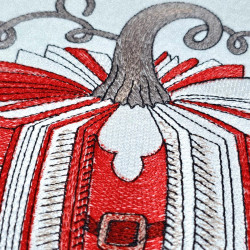 Santa Library Pumpkin