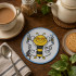 Scientist Bee ITH Coaster
