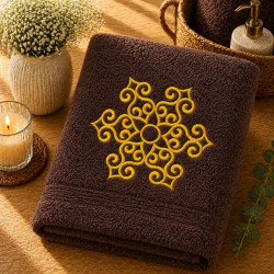 Scroll Cross Ornament Embossed