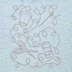 Sewing Theme Quilting  Pattern