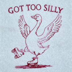 Silly Skating Goose