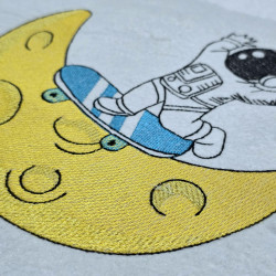 Skateboarding Astronaut