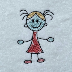 Smiley Cartoonic Girl