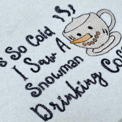 Snowman Need Coffee