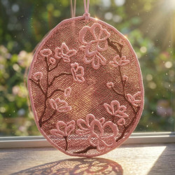 Soft Blossom Round Frame FSL