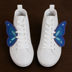 Soft Petal Butterfly Shoe Wing