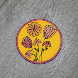 Soft Spring Flowers ITH Coaster