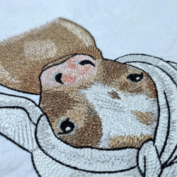 Spa Cow With Towel