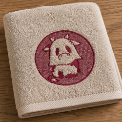 Spooky Baby Cow Embossed