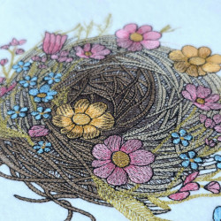 Springtime Flower Nest