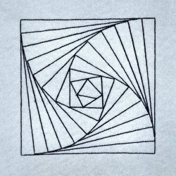 Square Spiral Mandala