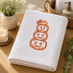 Stacked Pumpkins Embossed