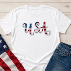 Stars And Stripes USA Applique
