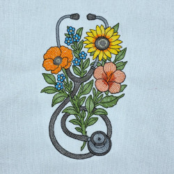 Stethoscope With Flower