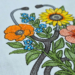 Stethoscope With Flower