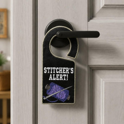 Stitcher s Alert ITH Door Hanger
