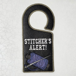 Stitcher s Alert ITH Door Hanger