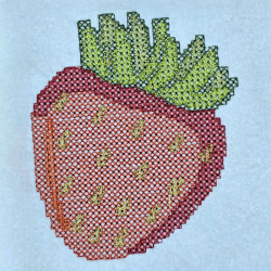 Strawberry Pixel Art