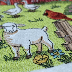 Summer Barn Animals Panel 04