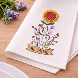 Sunflower Be Mine Fringe Design