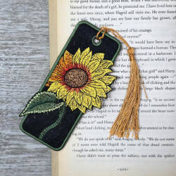 Sunflower ITH Bookmark