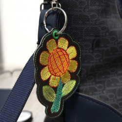 Sunflower Key Fob