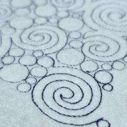 Swirling Circles Quilting Pattern