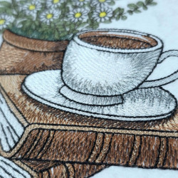 Tea Among Flowers And Books