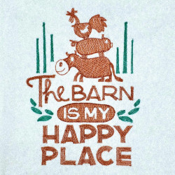 The Barn Is My Happy Place Quote