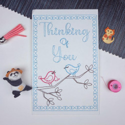 Thinking Of You Birds Cardstock