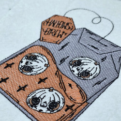 Three Ghosts Halloween Tea Bag