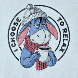 Tired Eeyore Relaxing Quote - Free with $20 Purchase