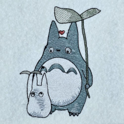 Totoro With Forest Friend