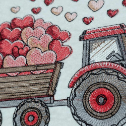 Tractor With Hearts