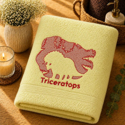 Triceratops Dinosaur Embossed