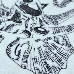 Triceratops Skull Line Art