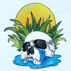 Tropical Skull Water Stream