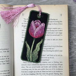 Tulip Flower ITH Bookmark