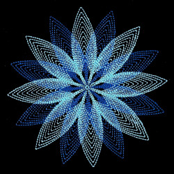 Twelve Petal Blending Star Flower