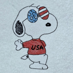 Usa Lover Nosey Dog