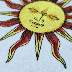 Vintage Celestial Sun Face