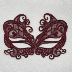 Vintage Lace Butterfly Mask FSL