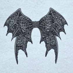 Vintage Winged ITH Bow