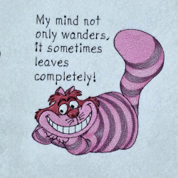 Wandering Mind Cat Quote