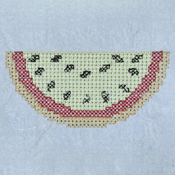 Watermelon Wedge Pixel Art
