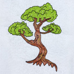Whimsical Green Tree