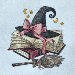 Whimsical Hat On Books