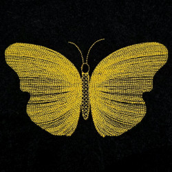White Blending Butterfly