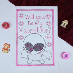 Will You Be My Valentine Cardstock